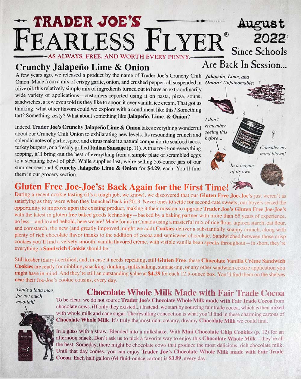 Trader Joe's Fearless Flyer